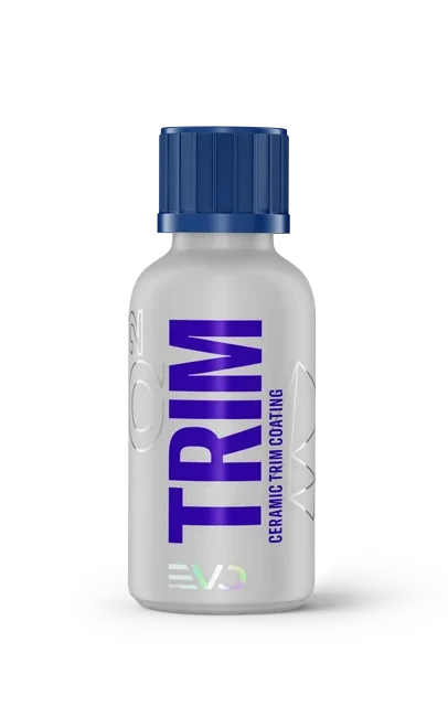 Bottle of Trim ceramic rim coating on a white background